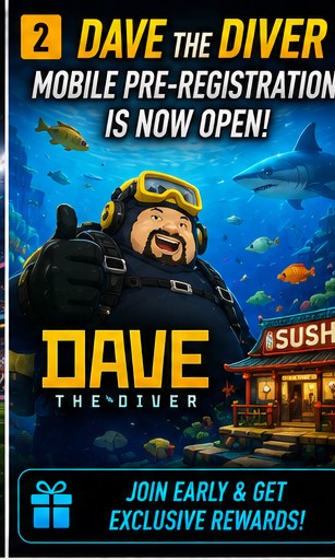 Dave the Diver finally opens mobile pre-registration