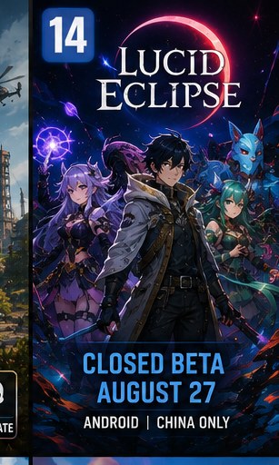 Lucid Eclipse schedules August 27 Android beta