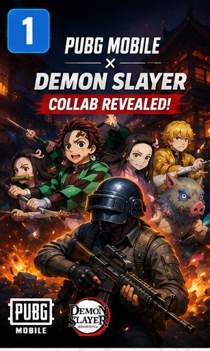 PUBG Mobile x Demon Slayer collaboration revealed