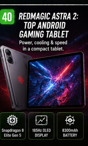 REDMAGIC Astra 2 remains the Android gaming-tablet leader