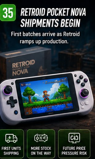 Retroid Pocket Nova shipments begin