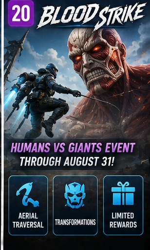 Blood Strike continues humans-versus-giants event
