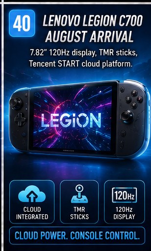 Lenovo Legion C700 prepares August arrival