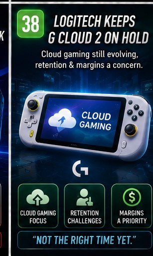 Logitech keeps G Cloud successor on hold