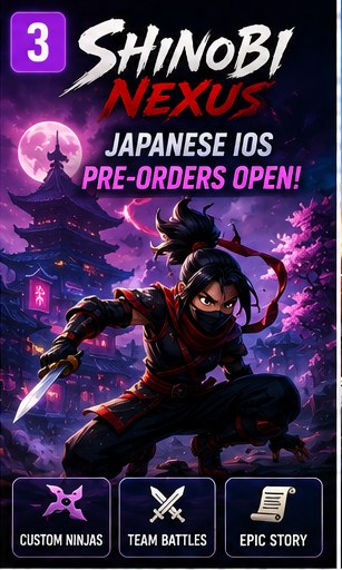 Shinobi NEXUS opens Japanese iOS pre-orders