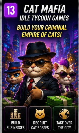 Cat Mafia: Idle Tycoon Games expands its criminal empire