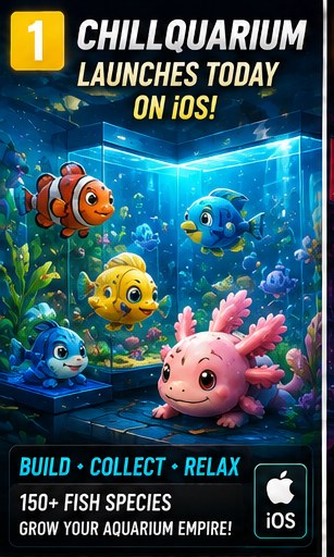 Chillquarium reaches its scheduled iOS release date