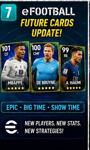 eFootball updates upcoming special-card tracker