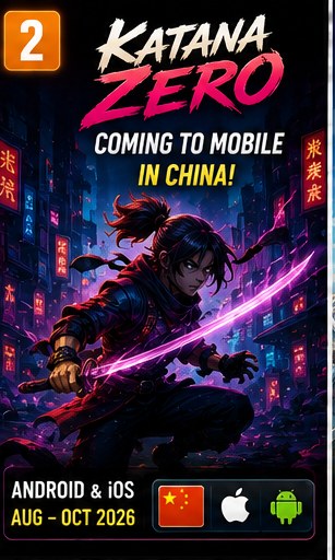 Katana ZERO heads to mobile in China