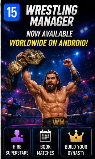 Wrestling Manager launches worldwide on Android