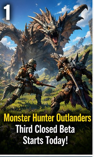Monster Hunter Outlanders begins third closed beta on iOS and Android