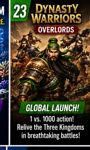 Dynasty Warriors: Overlords brings mass-battle action to phones worldwide