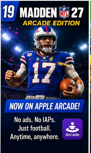 Madden NFL 27 Arcade Edition strengthens Apple Arcade's sports offering