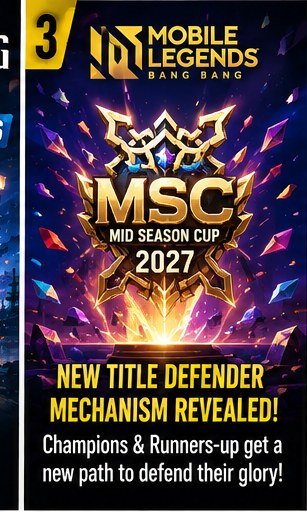 Mobile Legends: Bang Bang reveals new MSC 2027 Title Defender mechanism