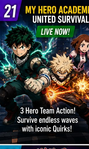 My Hero Academia United Survival pushes anime action into the survivors-like genre