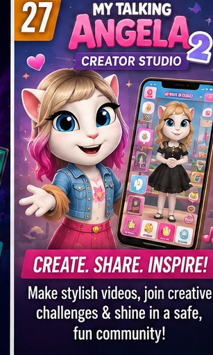 My Talking Angela 2 expands into creator tools with its new in-game studio