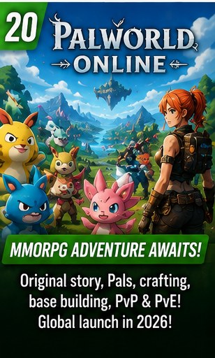 Palworld Online begins building anticipation for its 2026 mobile MMORPG launch