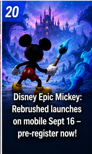 Disney Epic Mickey: Rebrushed mobile pre-registration opens ahead of September 16 launch