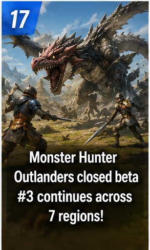 Monster Hunter Outlanders third closed beta continues as Capcom and TiMi test mobile performance