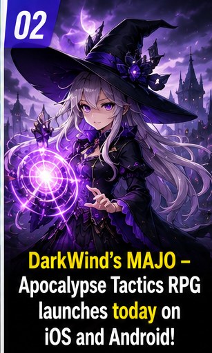 DarkWind's MAJO – Apocalypse Tactics RPG launches today on iOS and Android