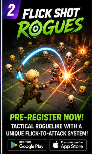 Flick Shot Rogues opens mobile pre-registration for its physics-driven tactical roguelike