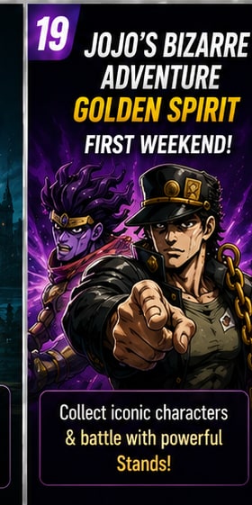 JoJo's Bizarre Adventure: Golden Spirit enters first weekend after mobile launch