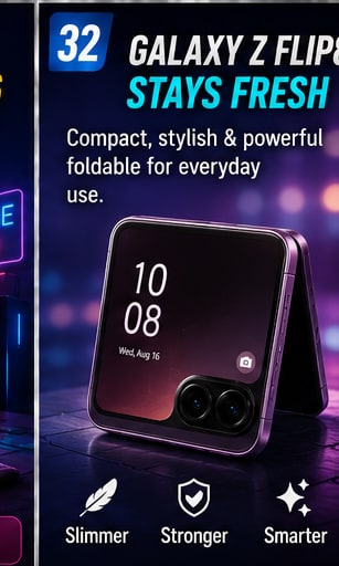 Galaxy Z Flip8 remains Samsung's compact alternative as foldable launch cycle continues