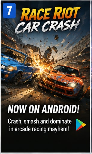 Race Riot: Car Crash settles into launch weekend with arcade racing built around spectacular collisions
