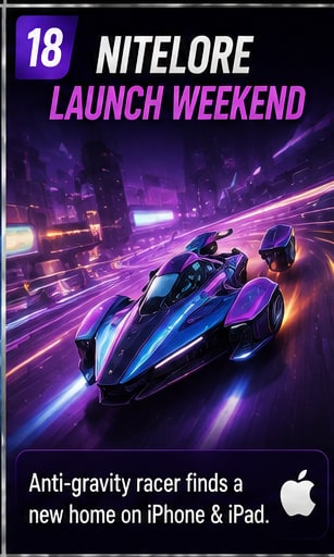 Nitelore completes launch weekend as futuristic anti-gravity racing finds a new mobile home