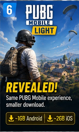PUBG Mobile Light revealed as a smaller download that keeps the full PUBG Mobile ecosystem