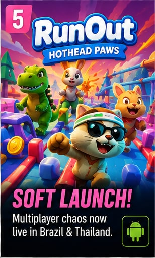RunOut – Hothead Paws soft-launches on Android in Brazil and Thailand