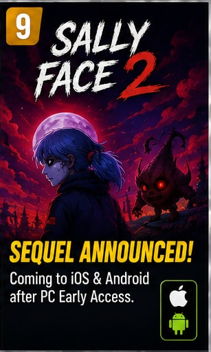 Sally Face 2 announced for iOS and Android after its initial PC Early Access release