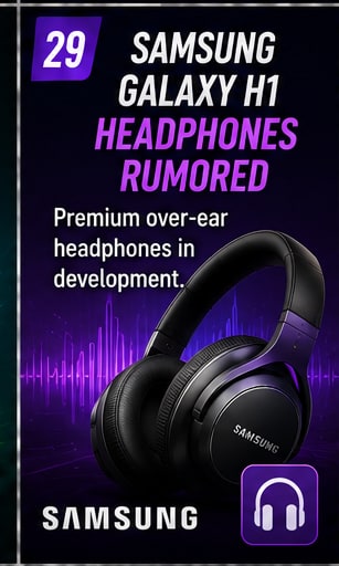 Samsung's rumoured Galaxy H1 could bring the company back to premium over-ear headphones