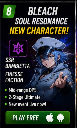 Bleach: Soul Resonance adds SSR Bambietta and introduces the new Finesse faction