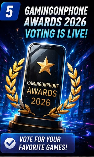 GamingonPhone Awards 2026 voting opens across major mobile-game categories