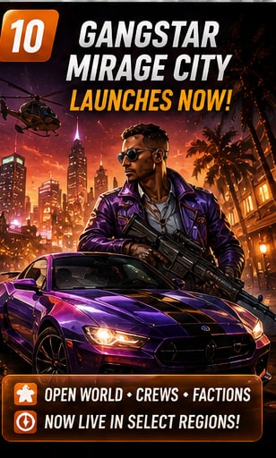 Gangstar: Mirage City enters opening weekend across selected global regions
