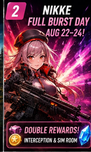 Goddess of Victory: NIKKE starts another Full Burst Day weekend with doubled rewards