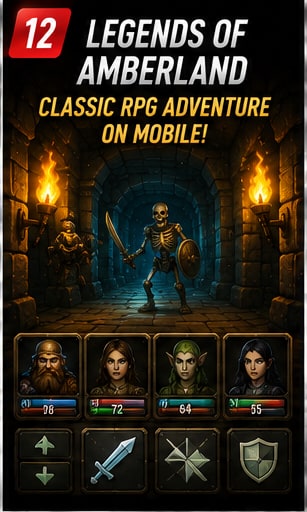 Legends of Amberland brings old-school first-person dungeon crawling back to mobile