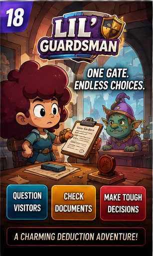 Lil' Guardsman turns immigration paperwork into a charming fantasy deduction game