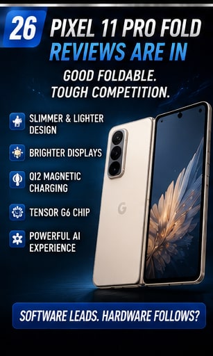 Pixel 11 Pro Fold reviews expose the growing problem of merely good foldables