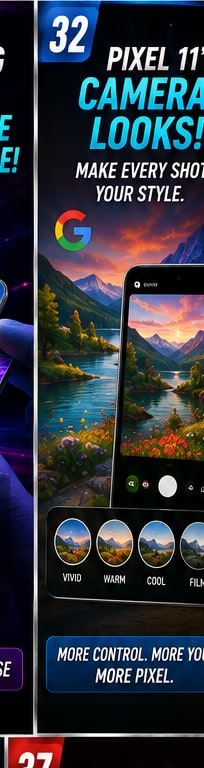 Pixel 11's Camera Looks finally gives Google's computational photography a stronger sense of style