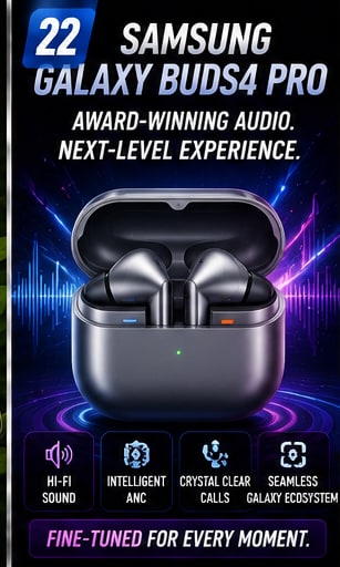 Samsung Galaxy Buds4 Pro earn new audio recognition as Samsung pushes its wider mobile ecosystem
