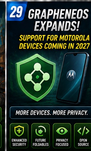 GrapheneOS expands beyond Pixel with future Motorola flagship and foldable support
