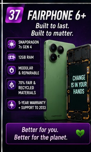 Fairphone 6+ strengthens repair-first smartphone strategy with faster hardware