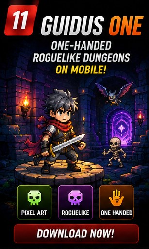 Guidus One brings one-handed pixel-art roguelike combat to iOS and Android