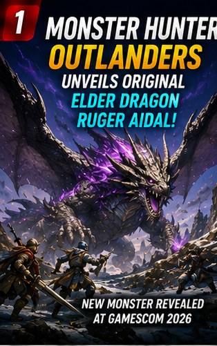 Monster Hunter Outlanders unveils original Elder Dragon Ruger Aidal at Gamescom