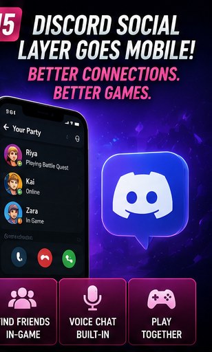 Discord says mobile Social Layer could help games retain more players