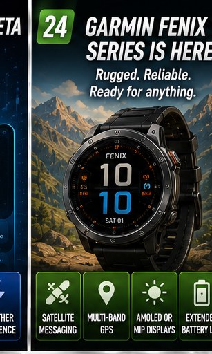 Garmin Fenix 9 pushes satellite connectivity deeper into premium wearables
