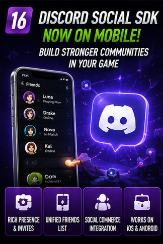 Discord Social SDK is now generally available for mobile games