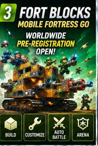 Fort Blocks: Mobile Fortress GO opens worldwide pre-registration